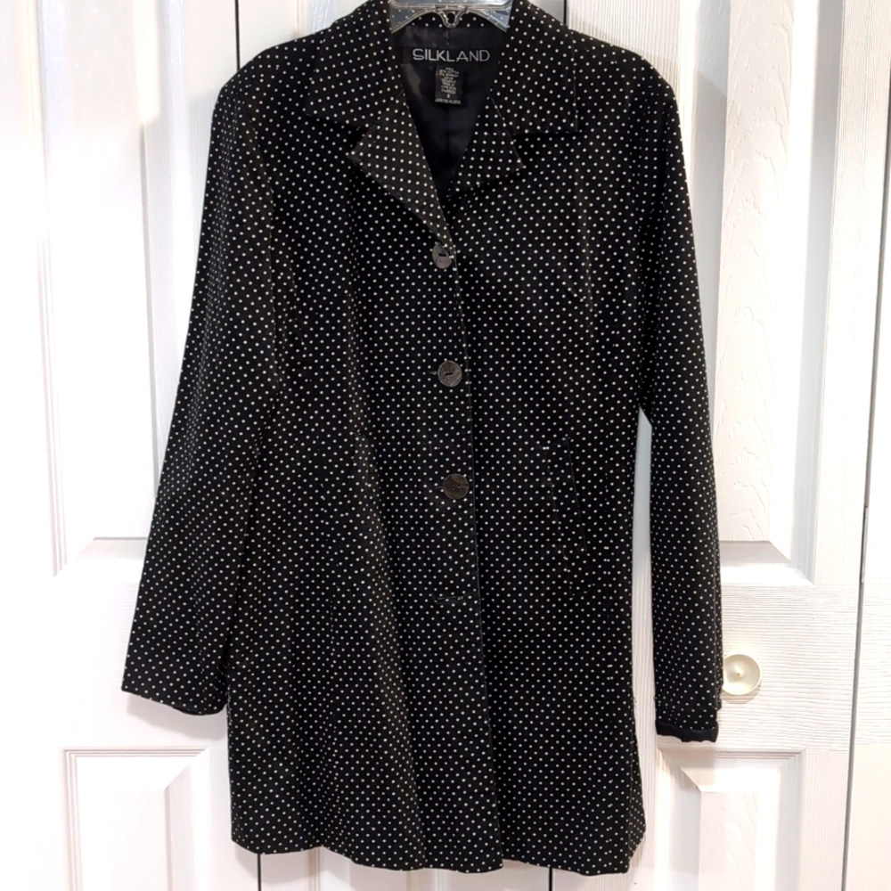 Ladies black/white jacket
